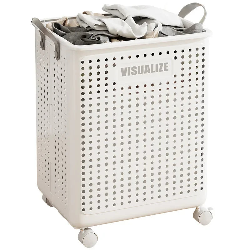 Foldable dirty clothes basket, high aesthetic laundry basket