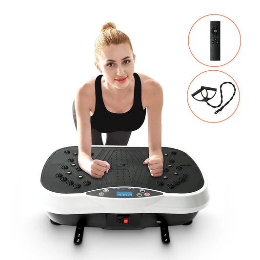 Vibration Plate Exercise Machine with Portable Fitness Equipment
