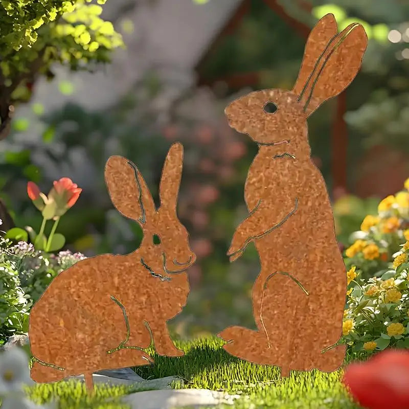 Bunny Yard Stakes Yard Signs Easter Bunny