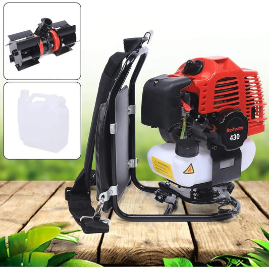 1.7HP 43CC Gas Backpack Brush Cutter Weed Wacker