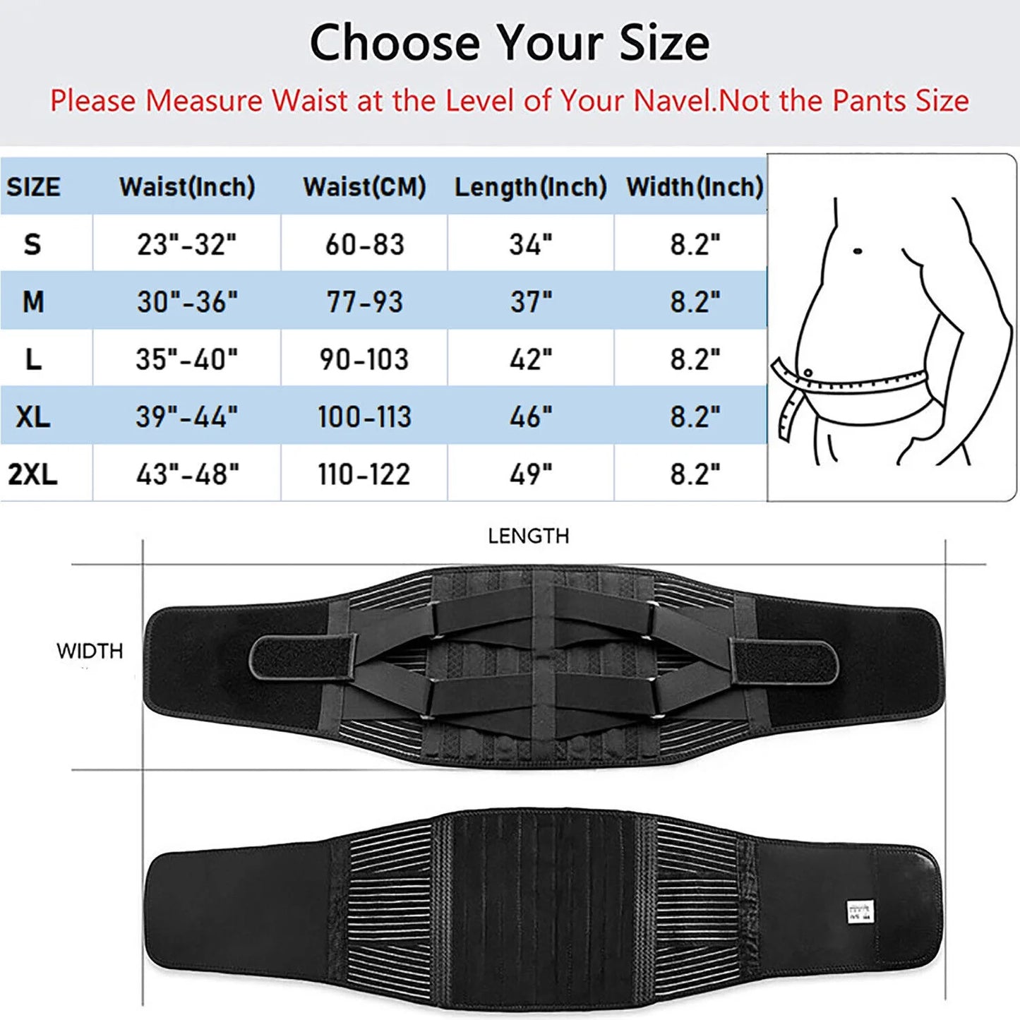 Back Brace for Lower Back Pain, Immediate Pain Relief from Sciatica,Scoliosis,
