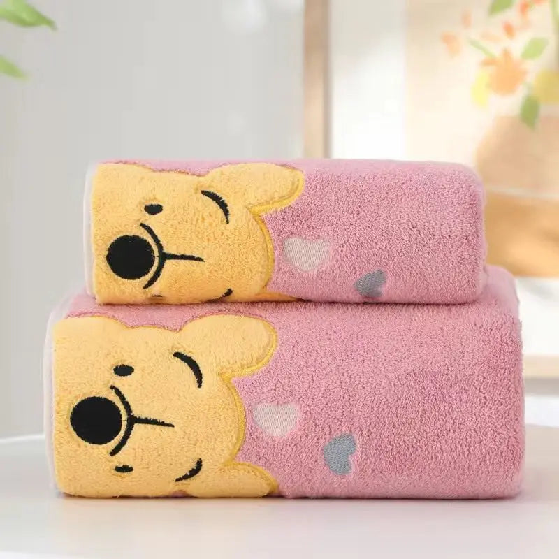 Thickened coral velvet bath towel Cartoon Bath Towel