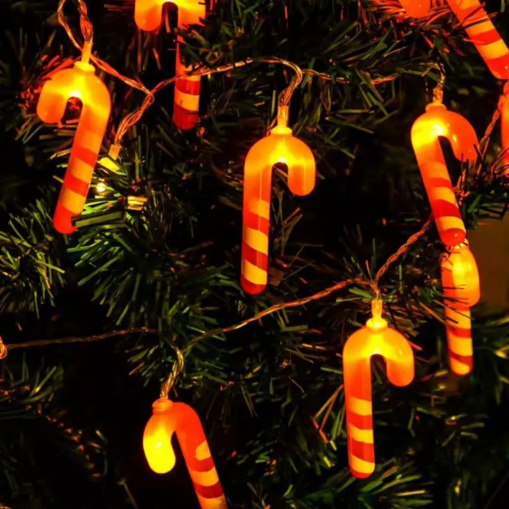 1PC 1.5M/3M Christmas battery box small cane light