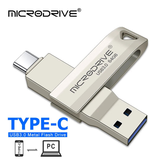 2 in 1 OTG USB 3.0 & usb-C Flash Pen Drive Memory Stick