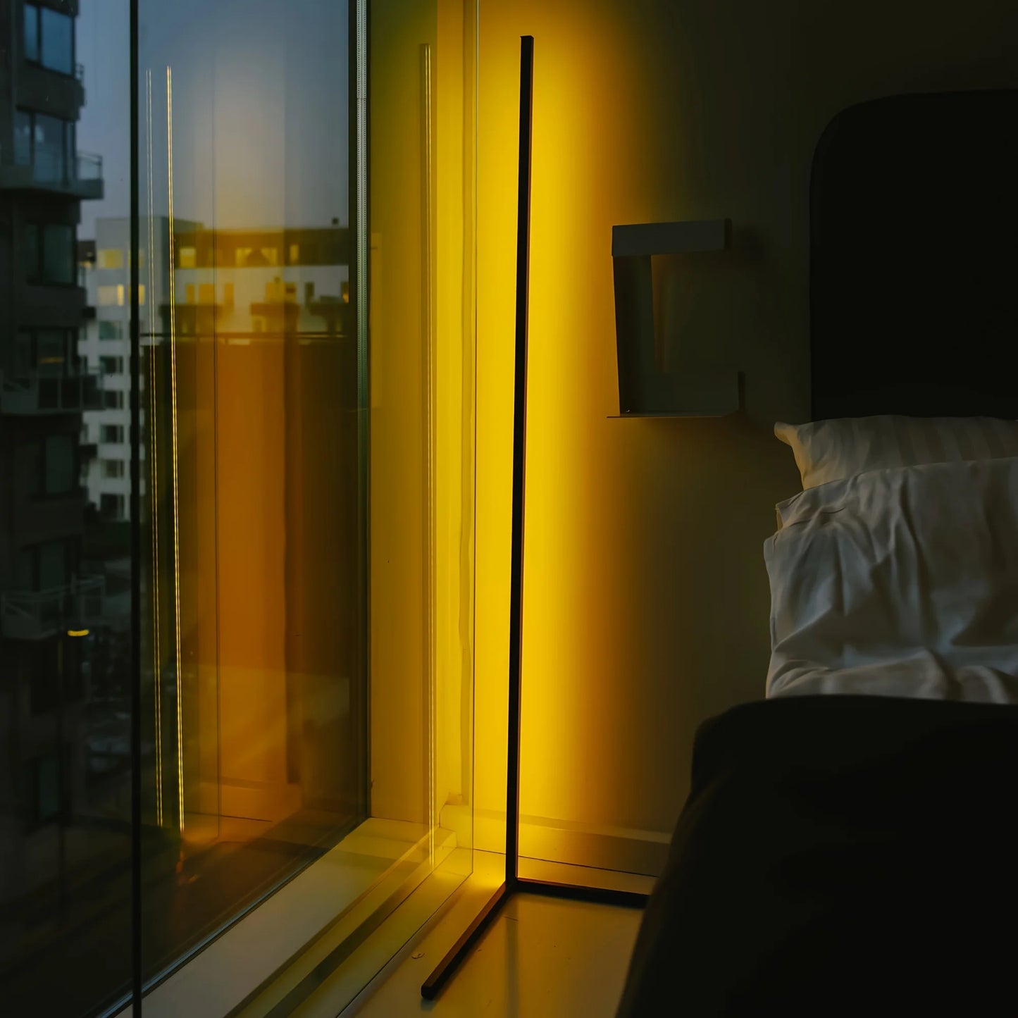 Corner Floor Lamp, 60-Inch Rgb Led Corner Lamp,