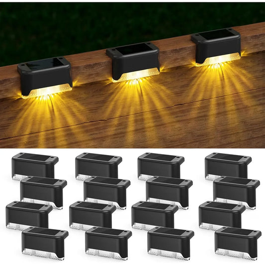 16-Pack Outdoor Solar Deck Lamp For Outdoor S