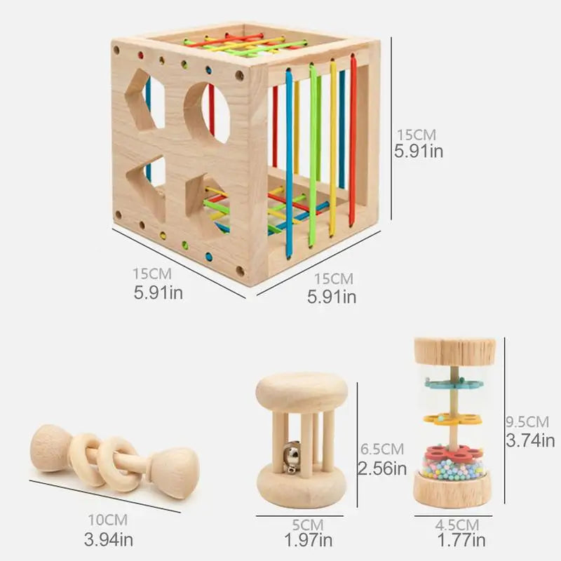 Sensory Fine Motor Toy Shape Sorting Matching Toddler