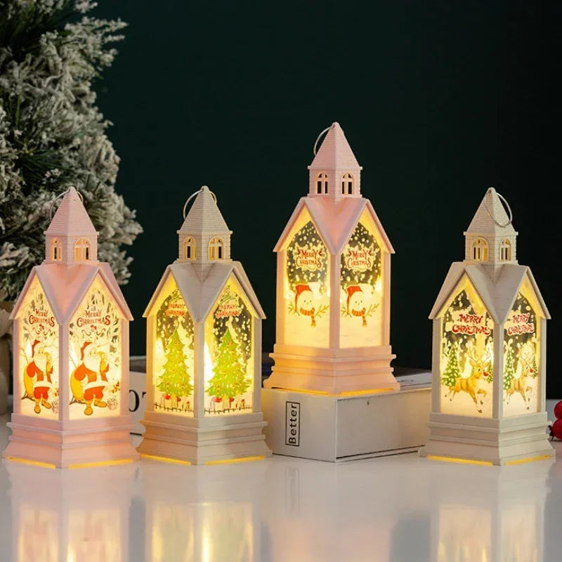 Christmas LED Lantern Light Home Christmas Tree Ornaments
