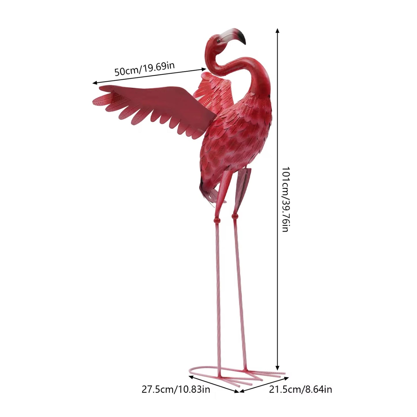 Outdoor Garden Flamingo Statues Suitable  Decorating Homes