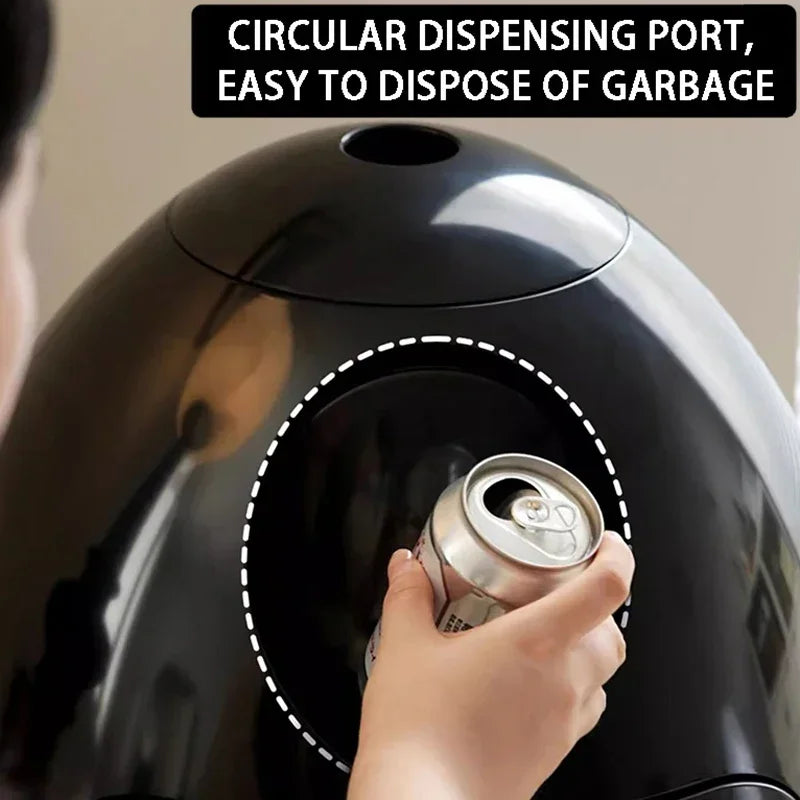 Dinosaur Egg Design Trash Can Large Capacity Room Garbage Collector