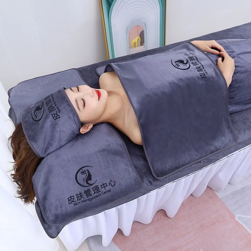 5pcs SPA Dedicated Towels Thickened Beauty Logo Bath Hair Towel