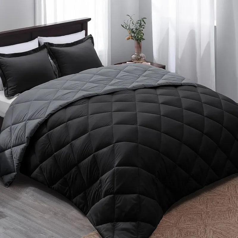2/3pcs Reversible Comforter Bedding Set, Comforter Set Queen/King Size,For All Seasons,
