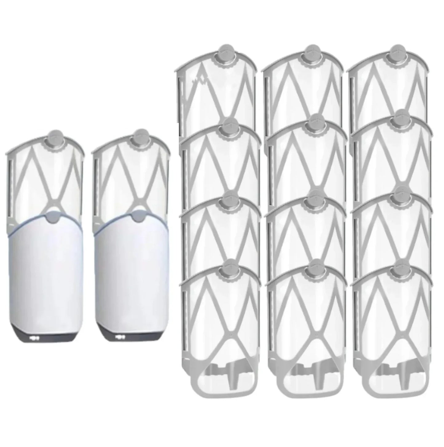 Flying Insect Trap,  (2 Plug-in Base + 12 Glue cards)