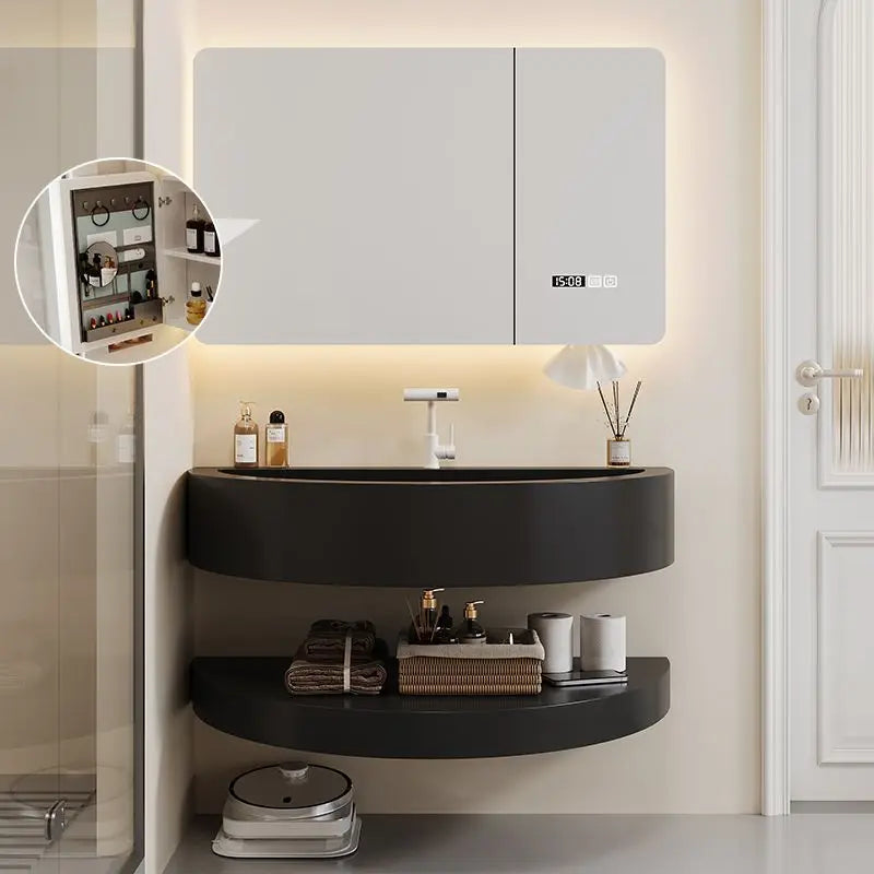 Wash Organizer Bathroom Cabinet Designs Shelf Modern Wall Bathroom