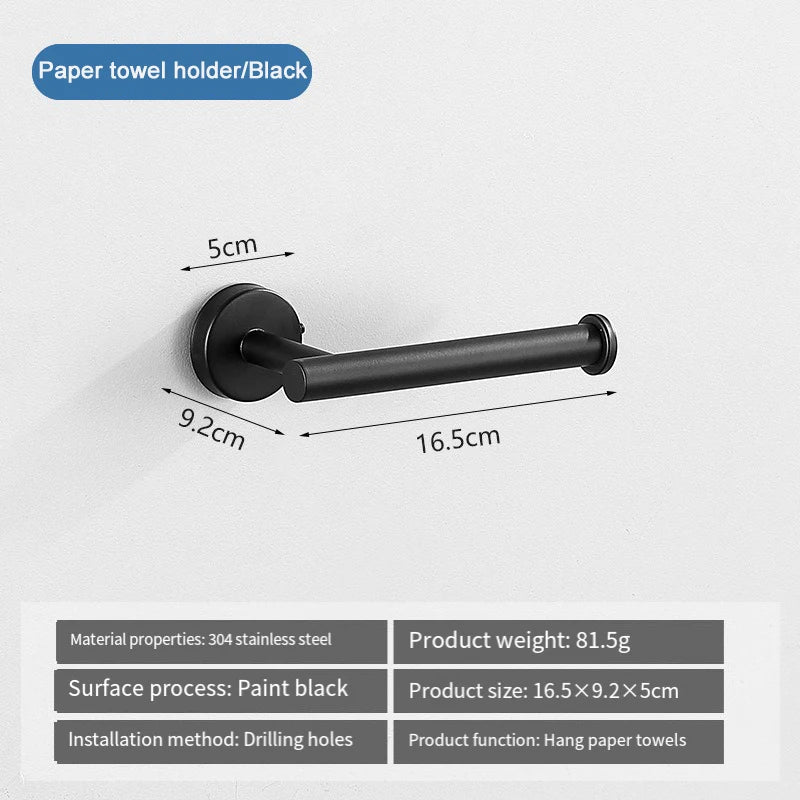 304 Stainless Steel Heavy Duty Towel Rack,Bath Towel Rod,Towel Ring,