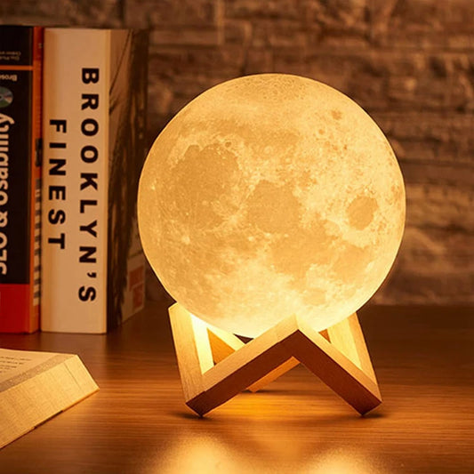 Book Light LED Moon Light Galaxy Light, Moon Night Light,
