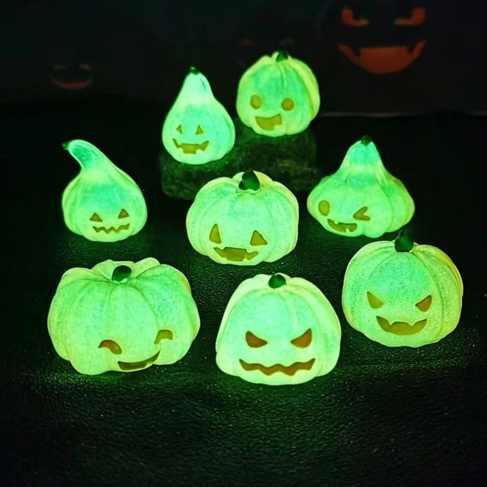 Halloween ghost luminous pumpkin lantern desktop ornaments