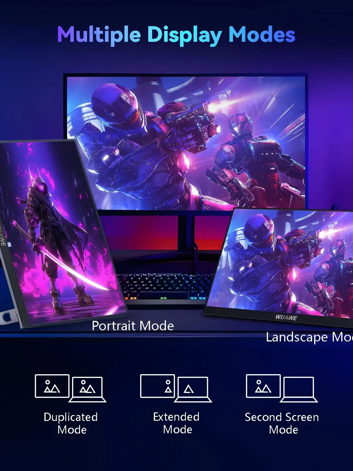 Christmas Gifts 16" 1200P 120Hz Portable Monitor, 1
