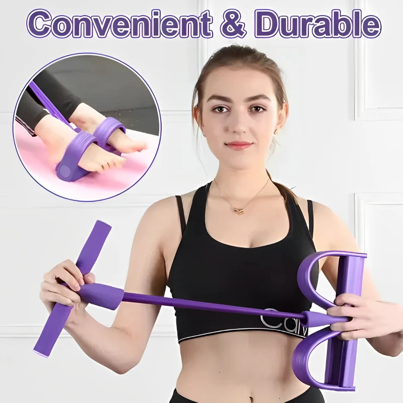 Four-Tube Pedal Tensioner Multi-Functional  Fitness Equipment