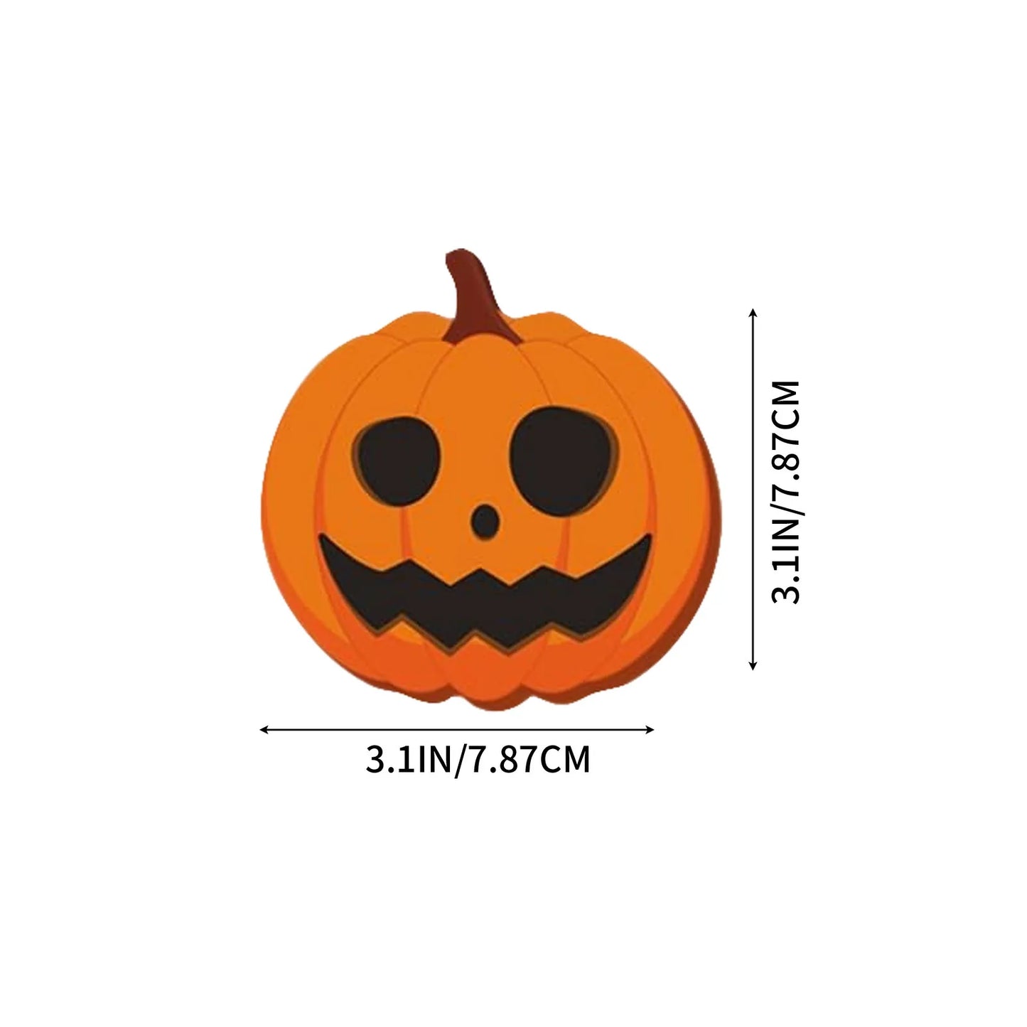 24pcs Halloween Pumpkin Ornaments Halloween Pumpkin Wood Tree