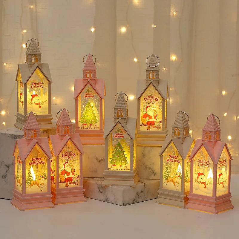 Christmas LED Lantern Light Home Christmas Tree Ornaments