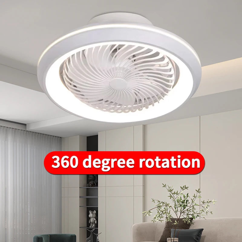 360 Degree Enclosed Circular Fan Light