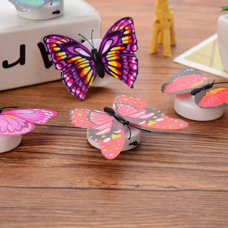 Ranpo Hot Butterfly Night Light Creative Funny Colorful Glowing Butterfly