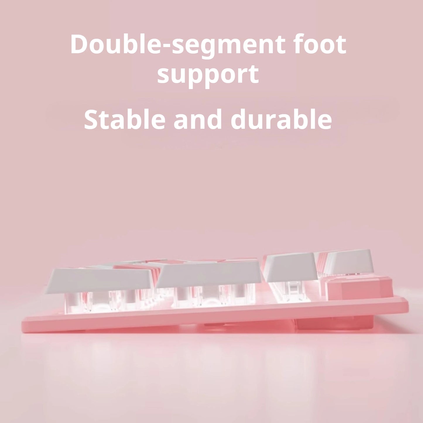 EWEADN GX320Z Pink Wired Office Keyboard -Silent, Ergonomic,LED Backlighting, High-Precision for Gaming, Office, Laptop/PC