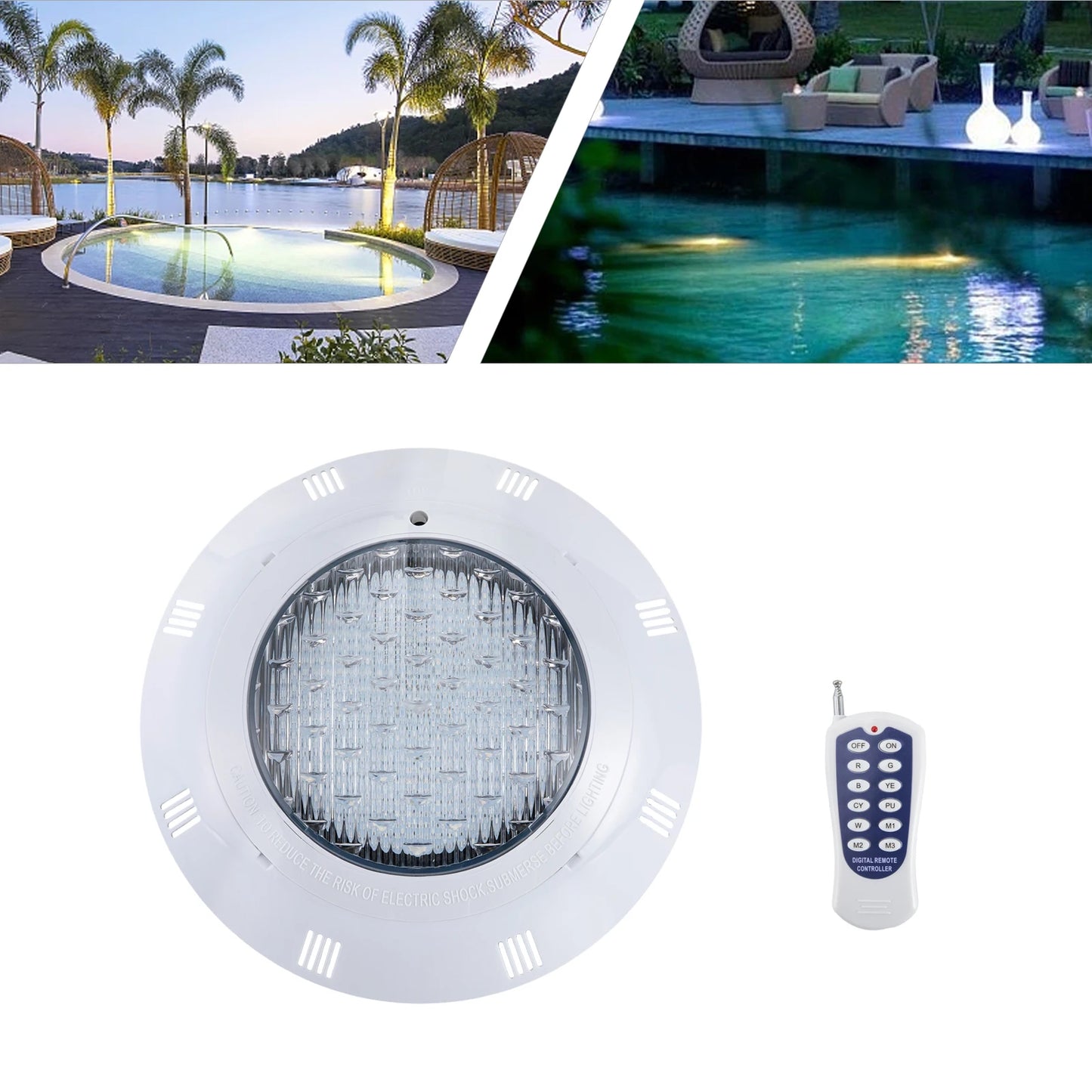 Underwater Light RGB Swimming Lamp IP68 Waterproof