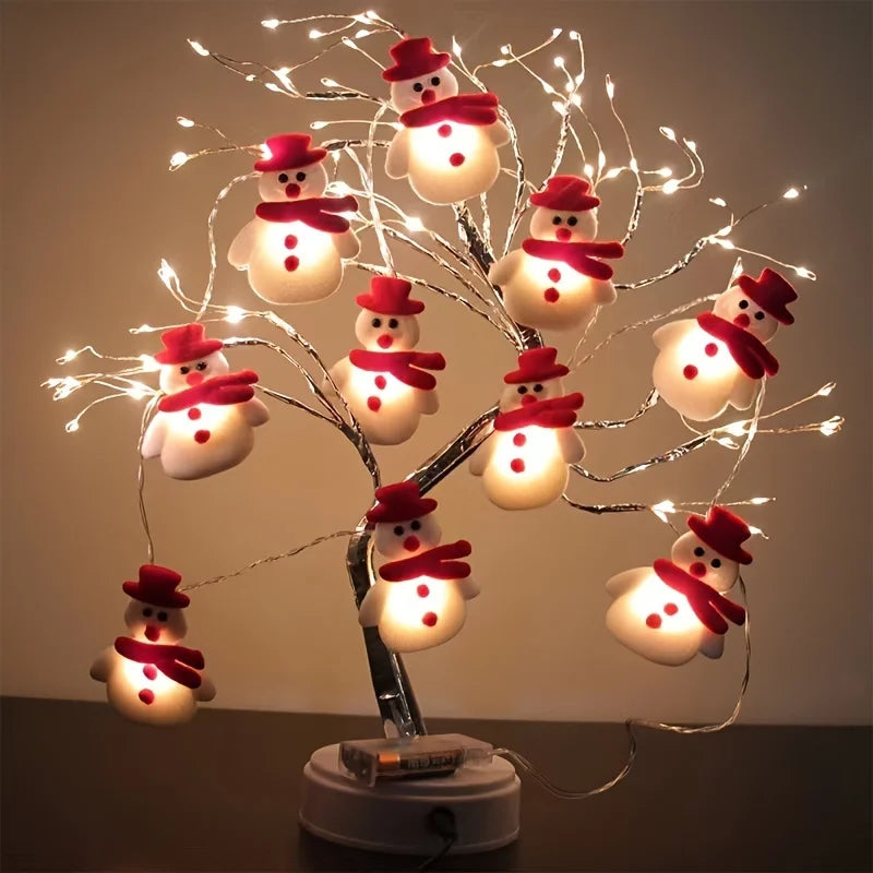 Christmas LED Snowman String Lights
