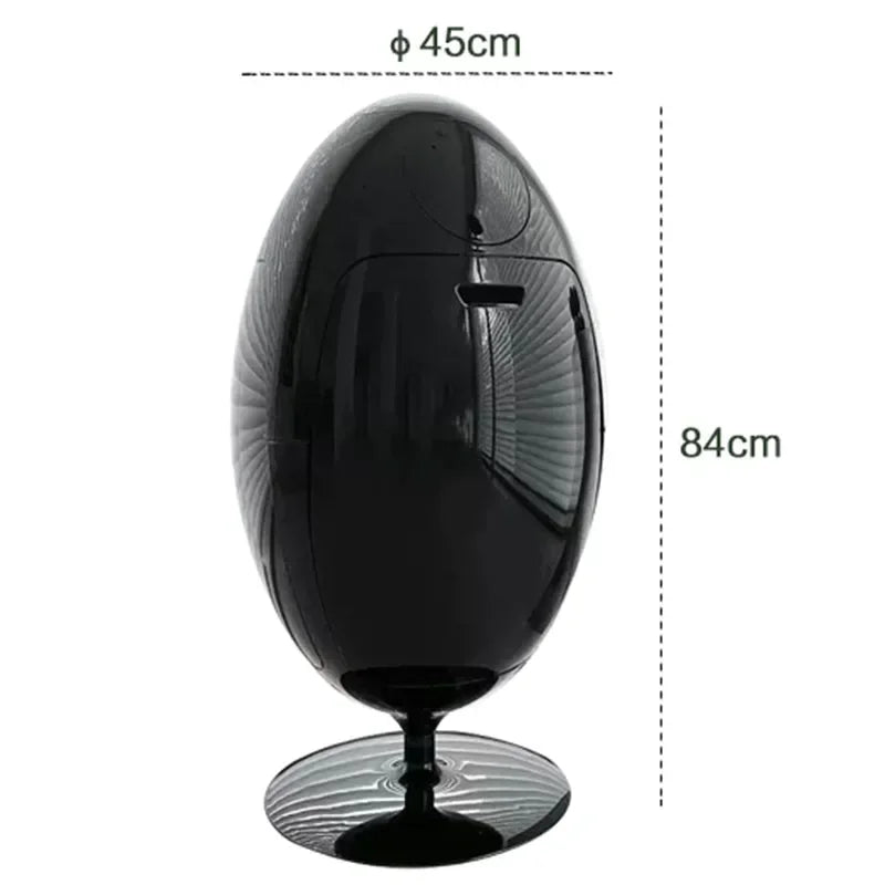 Dinosaur Egg Design Trash Can Large Capacity Room Garbage Collector