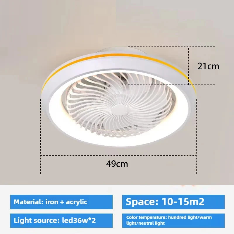 360 Degree Enclosed Circular Fan Light