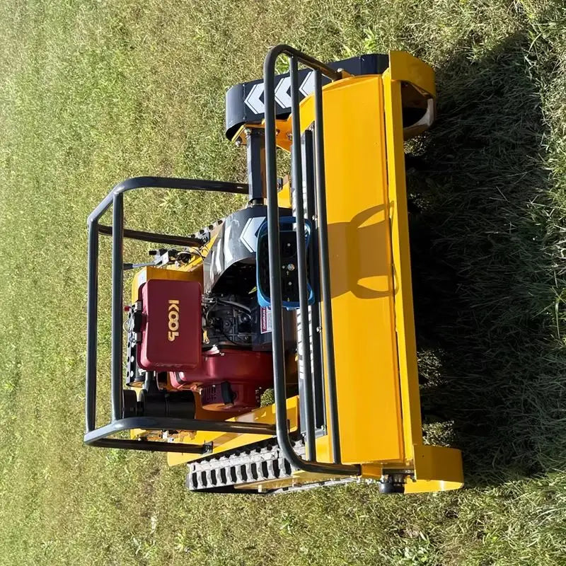 Customized 25hp Remote Control Flail Lawn Mower 100cm Cylinder