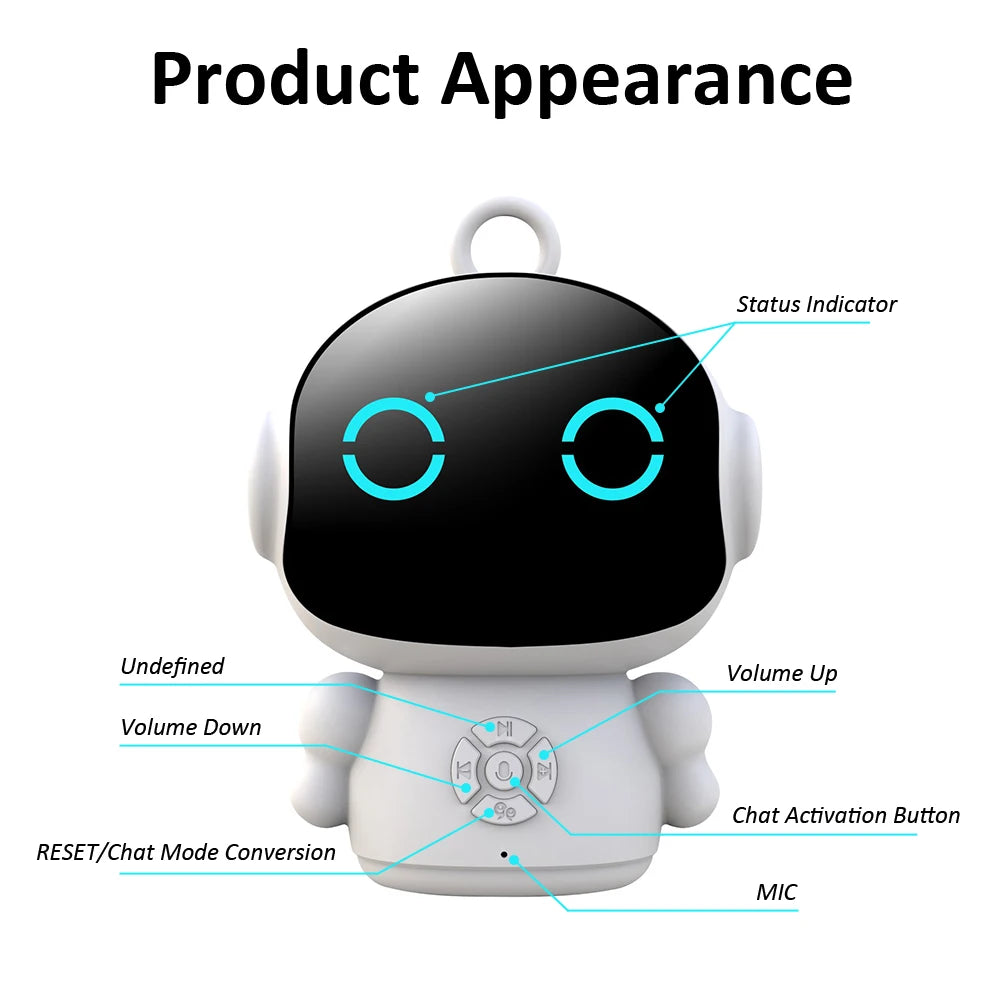 Tuya Smart AI Robot WiFi Early Education Toys for Children
