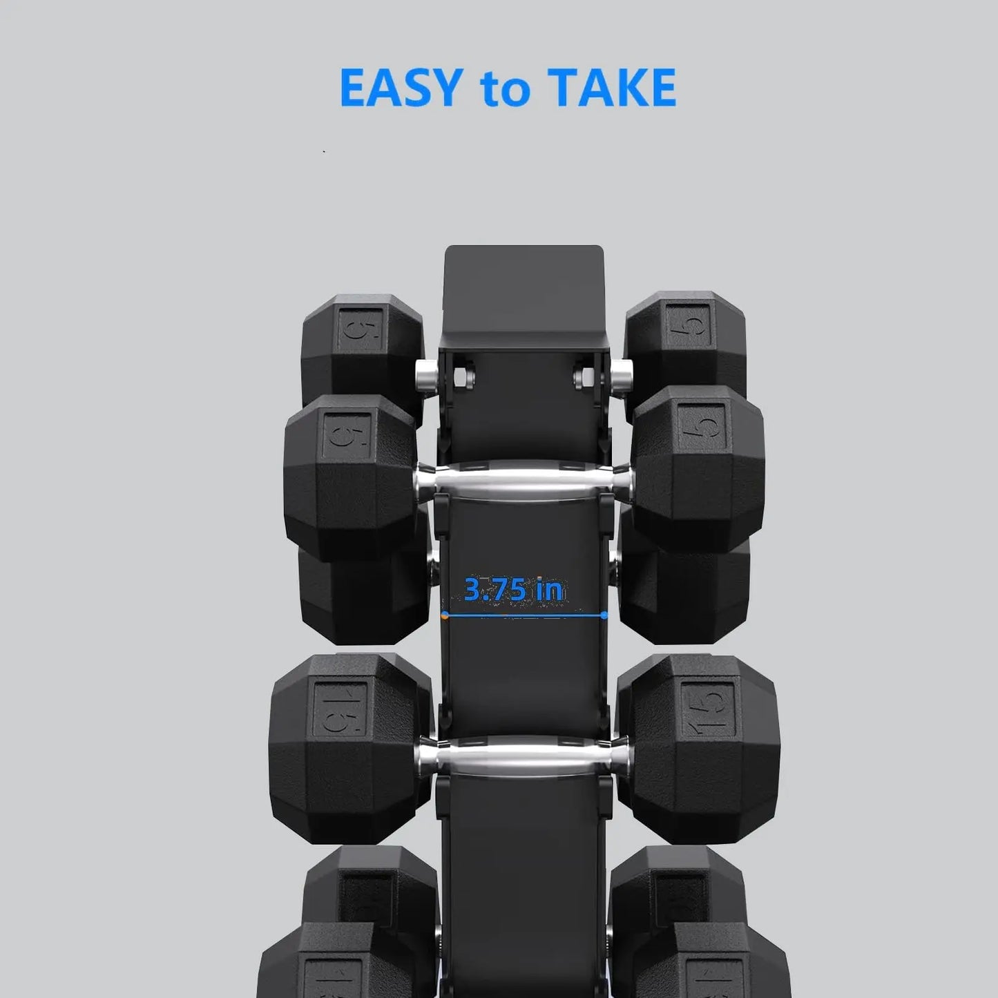 Dumbbell Rack Stand Only, Steel A-Frame Dumbbell Weight Rack for Home Gym