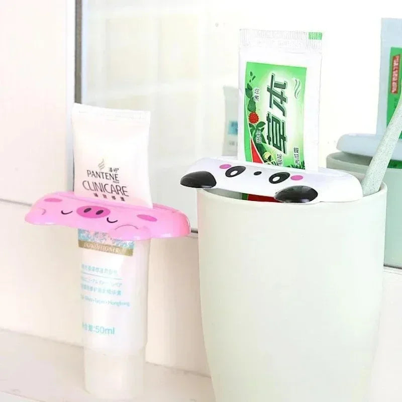 Cute Cartoon Rolling Toothpaste Squeezer Dispenser