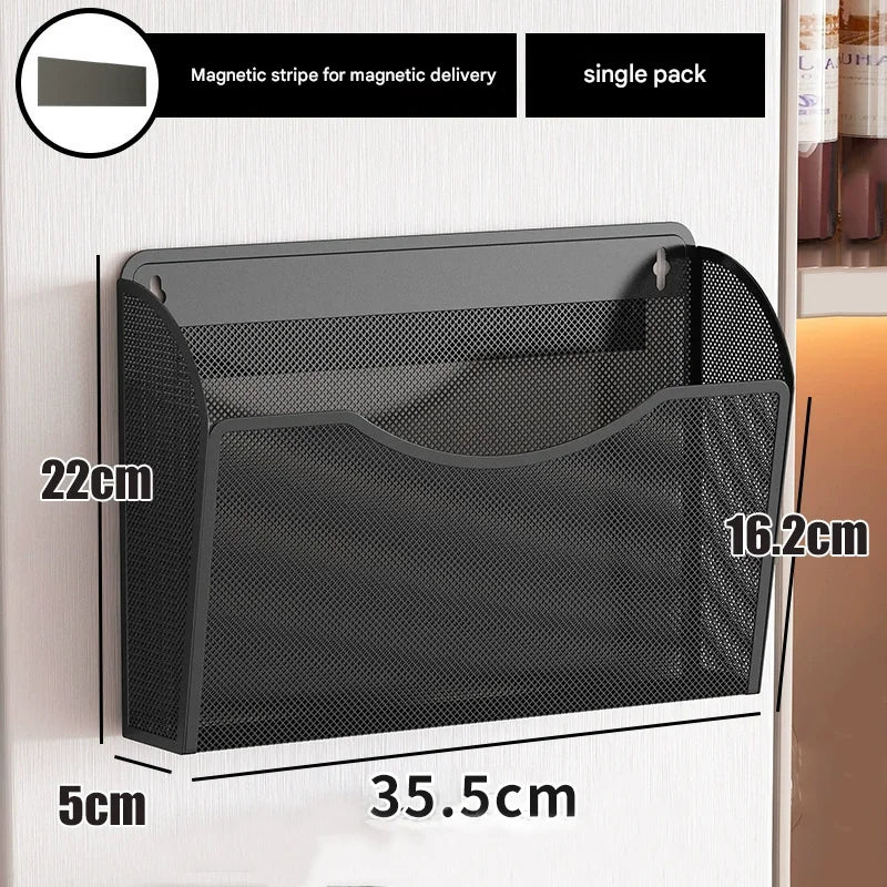 Magnetic Perforation-free Storage Shelf,