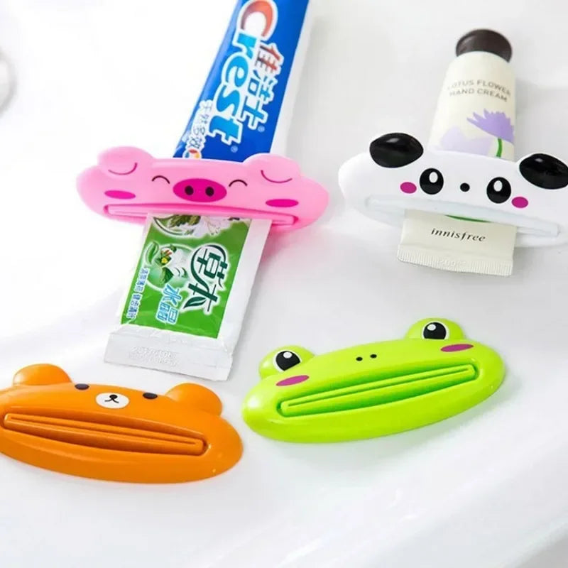 Cute Cartoon Rolling Toothpaste Squeezer Dispenser
