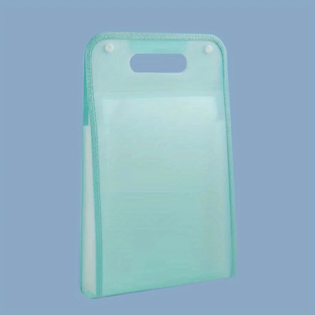 1 A4 Macaron vertical binding file bag