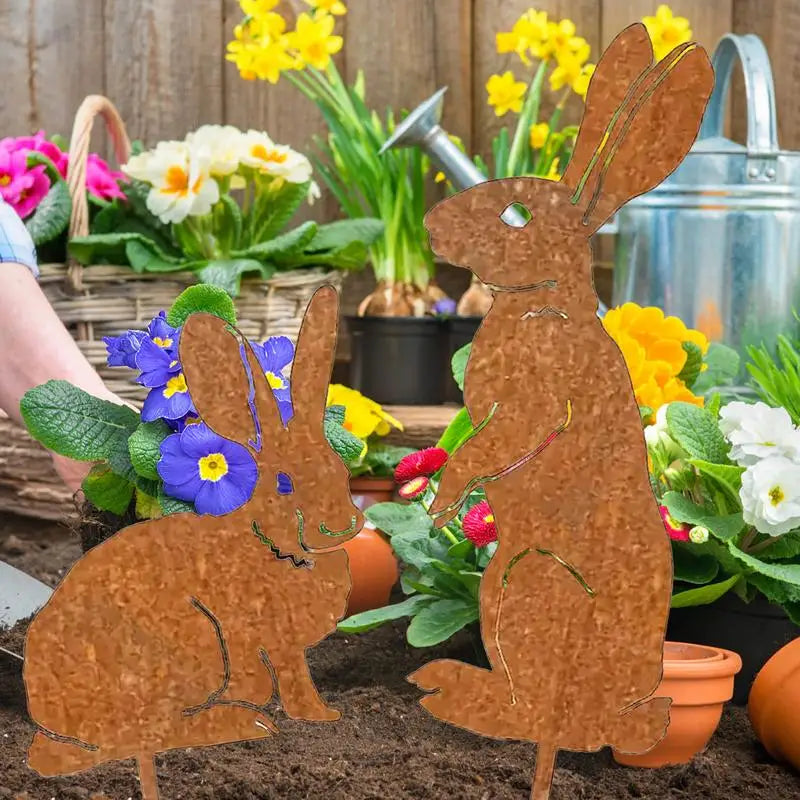 Bunny Yard Stakes Yard Signs Easter Bunny