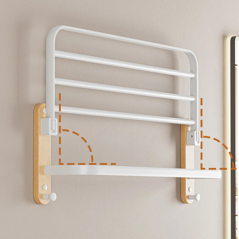 Bathroom towel bar no punching toilet storage shelf bathroom organizer