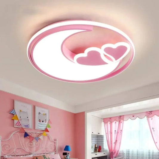 Heart Shape Ceiling Lights For Girls Room Kids Bedroom Light