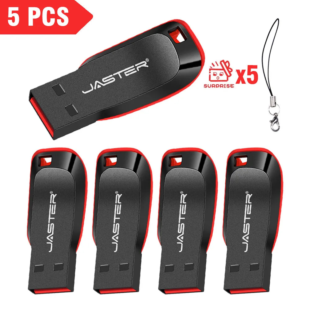 5PCS Original Pendrive USB2.0 Flash Dirve 16GB 32GB 64GB 128GB Usb Memories Flash