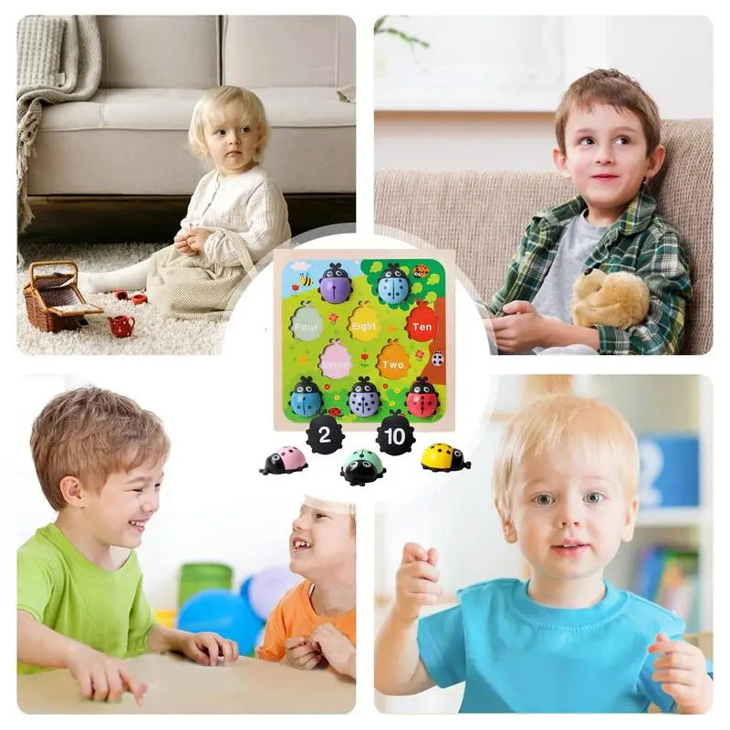 Number Matching Game 1-10 Number Counting Ladybugs