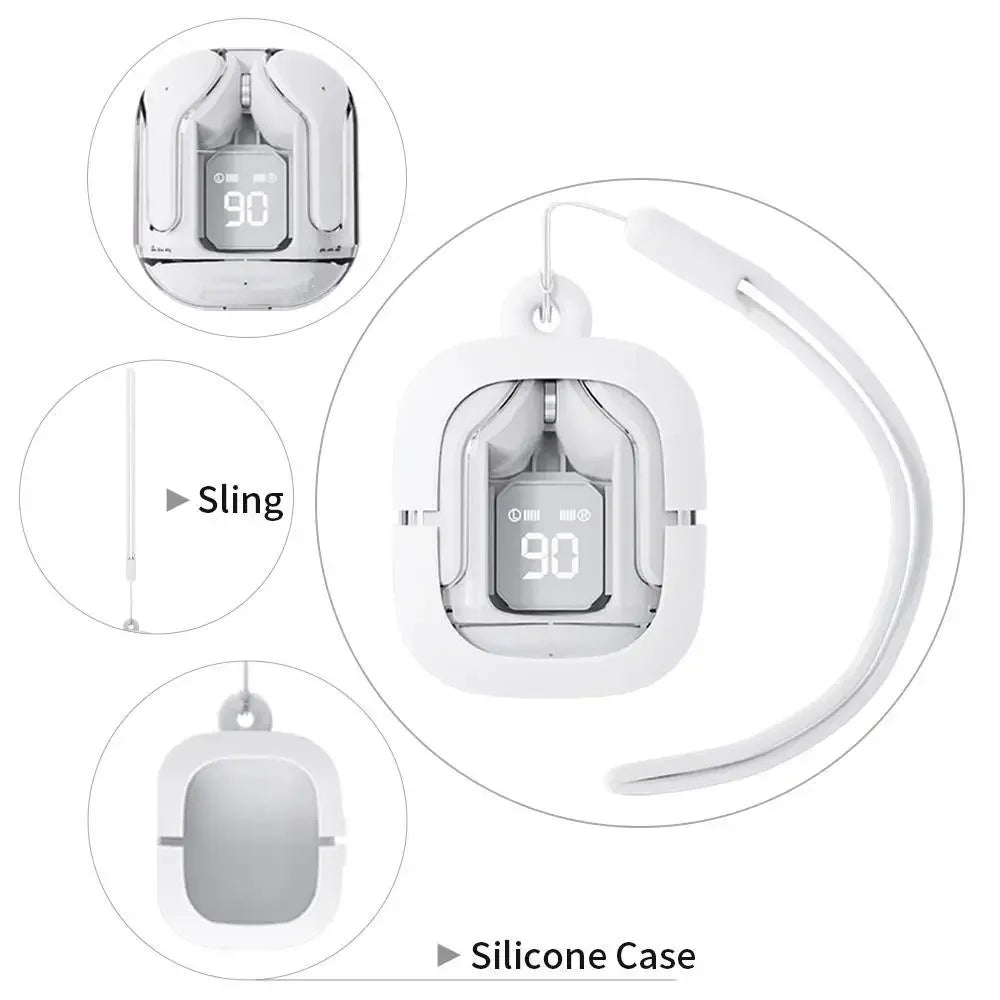 (Buy Headset Get Protective Case + Lanyard) T2 TWS Gaming