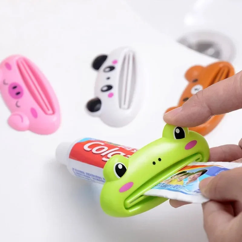 Cute Cartoon Rolling Toothpaste Squeezer Dispenser