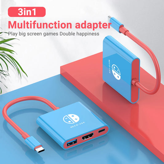 Game Dock 4K HDMI USB 3.0 Hub Adapter USB C Splitter