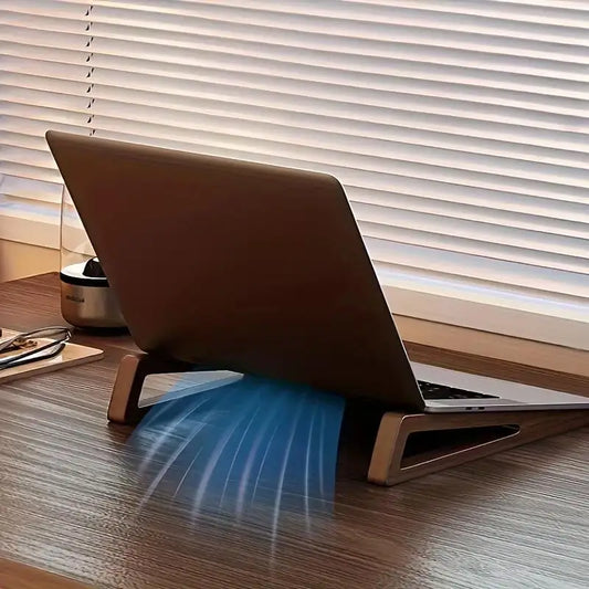 Portable Foldable Wooden Laptop Stand Ergonomic Stand