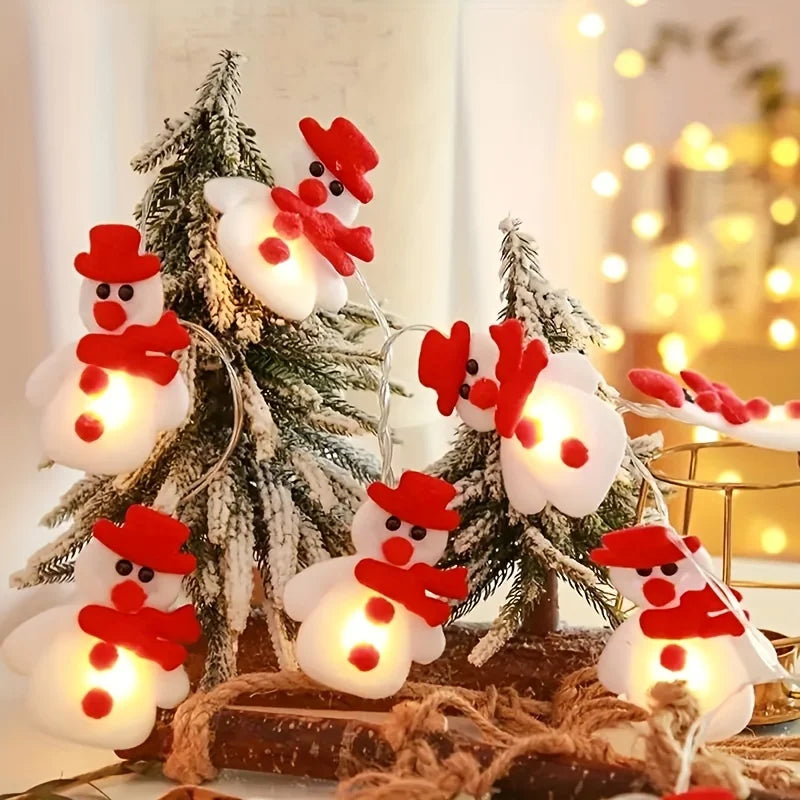 Christmas LED Snowman String Lights