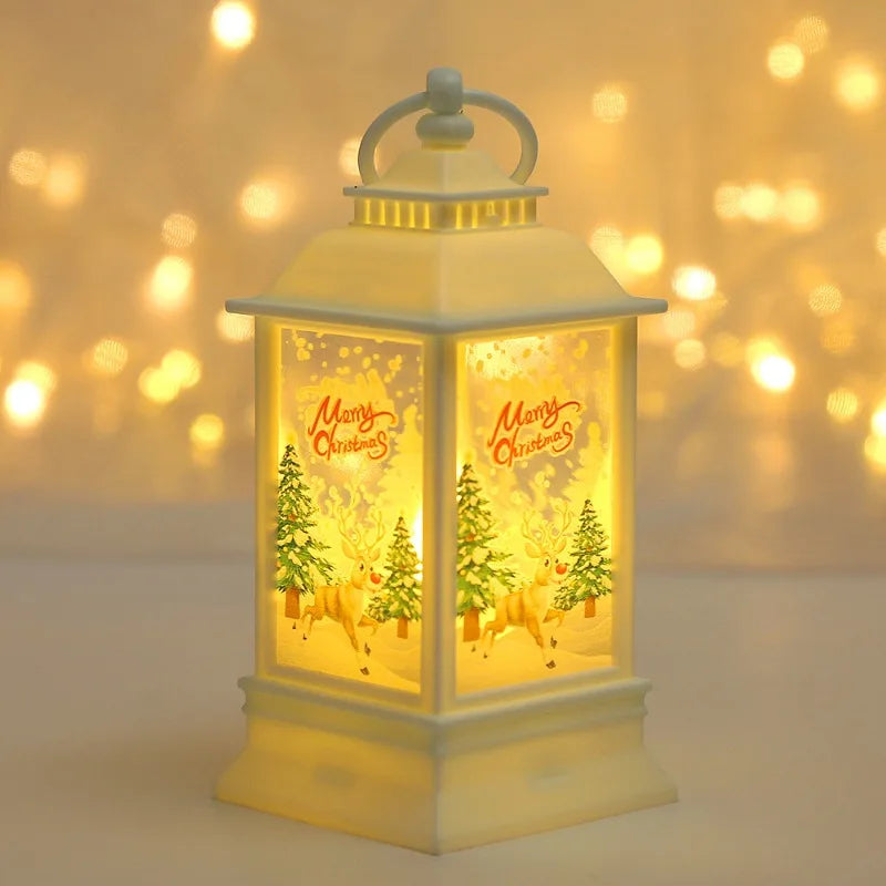 Christmas LED Lantern Light Home Christmas Tree Ornaments